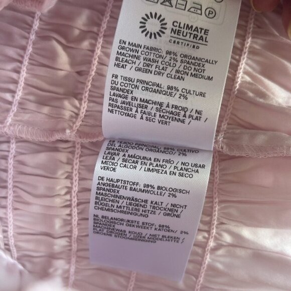 NEW Reformation Laguna Two Piece Matching Midi Set Cherry Blossom Pink US 4 UK 8 - Picture 10 of 16